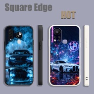 Casing For OPPO A55 A74 4G A17 A17K JDM BMW racing car DJW31 Phone Case Square Edge