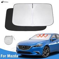 Windshield Sun Shade for Mazda 6 2014-2021 for Mazda6 Accessories Sunshade Foldable Window Sun Visor