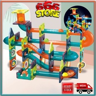[New Arrival] Magnetic Building Block 3D Tunnel Track Tiles Kid's Early Learning Toy Mainan [666 Sto