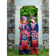 Asian Traditional Costume Vietnam Cambodia Thailand Myanmar Laos Indonesia Costume Men Women Adult D