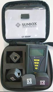 SunBox CT-850P 網路狀態偵測器 Network Cable Mapper