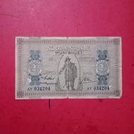 Uang kertas kuno 2,5 Gulden Nederlandsch Indie uang lama antik TP50sb