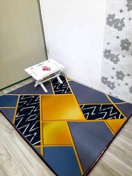 Karpet Velvet  XL (130CM X 180CM +/-) Living Room Home Deco Rug Premium Carpet