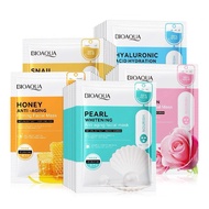 100 Mặt nạ Bioaqua cao cấp 5 vị dưỡng da trắng sáng mềm mịn giảm lão hoá giảm nếp nhăn thu nhỏ lỗ ch