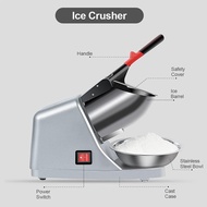 Electric Snow Ice Maker 220V Multifunctional Ice Crusher Double Blades Ice Crusher Shaver Chopper Do