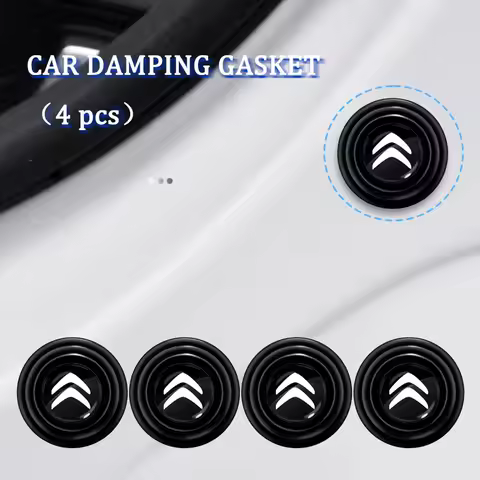 4/8pcs Car Door Shock Absorber Buffer Pier Sticker Styling For Citroen C1 C2 C3 C4 C5 C6 C8 C4L DS3 