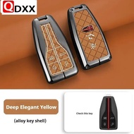 For Hongqi 2025 HQ9 H5 H9 HS5 HS7 Keychain Styling Accessories Zinc Alloy Leather Car Remote Key Cas