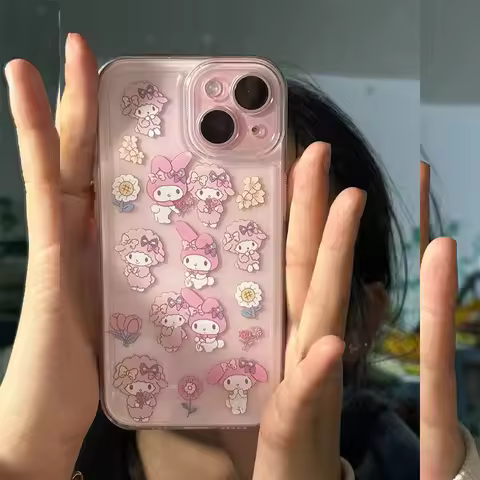 Sanrios My Melodys Sunflower Phone Case For OPPO Reno 12F 12 7 11 11F 10 2F 4 8 8T 8Z 7Z 7 6Z 6 5 F2