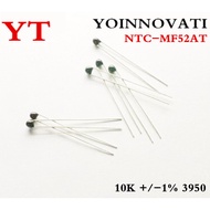 100pcs 10k OHM NTC Thermistor Resistor NTC-MF52AT 10K +/-5% 3950 +/-%