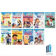 MZ4 I Can Read I Want To Be Kids Story Books Series (9 Books)