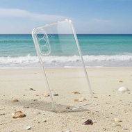 AIRBAG Case For Samsung A07, A07 5G, A17 LTE, Samsung A17 5G Casing Transparent Silicone Case Jelly 
