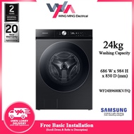 Samsung 24KG BESPOKE AI Front Load Washer Washing Machine Inverter (WF24B9600KV) Mesin Basuh Auto/洗衣机 WF24B9600KV/FQ