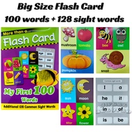 My First 100 Words Flash Card Sight Words English Flash Card Kad ABC Flash Card for baby Flash Card 