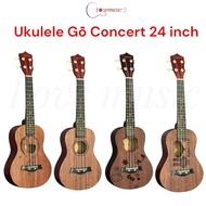Love Music Natural Wood Concert Ukulele (23inch guitar)