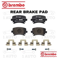 GENUINE BREMBO XTRA REAR BRAKE PAD  AUDI TT TTS 8J3 8J9 2.0TFSI A4 B7 2.0 A6 C6 2.4 GOLF MK5 2.0 GTi