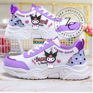 UNGU Kuromi Girls' Shoes Sanrio Series Girls' Shoes Purple Series Sneakers