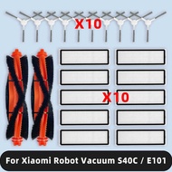 Compatible For Xiaomi Robot Vacuum S40C / E101 Spare Parts Accessories Kits Main Side brush HEPA Fil