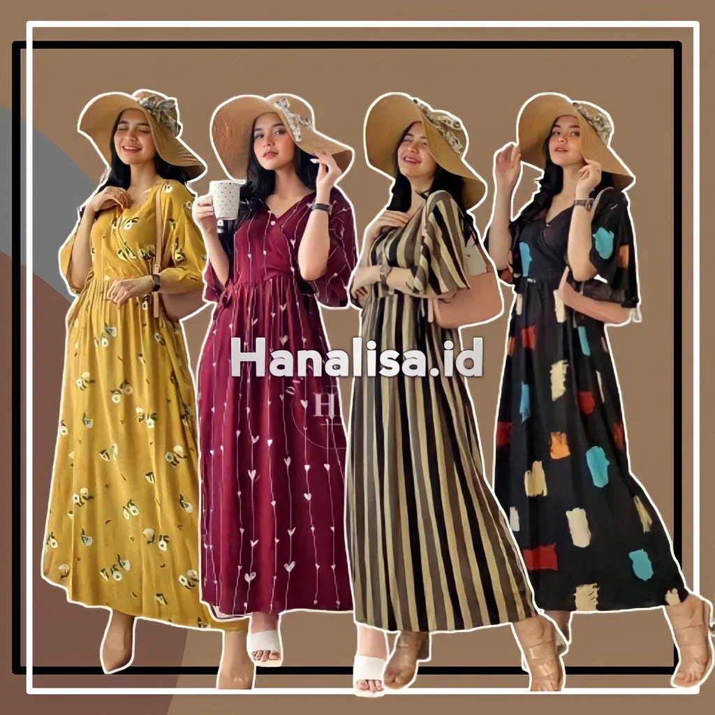 BAJU DASTER DRESS KIMONO PIYAMA KAREEN SERUT DADA TIDUR REMAJA WANITA TALI SAMPING KANAN KIRI BUSUI 