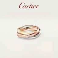 【Best quality】 Trinity series 18K gold classic ring men's and women's fashionable casual ring 18K go