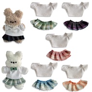 Baby Clothes 10cm cm cm ob-11JK Skirt Cotton Doll Clothes Twisting Stick Bear Plush Doll Doll 10cm o