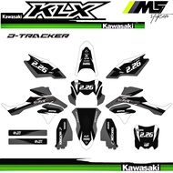 Decal Sticker Striping Variasi Fullbody KLX DTRACKER 150 2016-2022 - Decal DTRACKER New - Decal DTRA