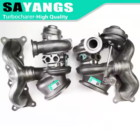 Upgraded TD04-17T Billet Twin Turbocharger for BMW 135i 535i Z4 X6 740 3.0L N54 49131-07009 49131-07