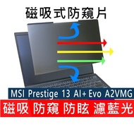 [Ezstick] MSI Prestige 13 AI+Evo A2VMG Magnetic Privacy Film Anti Blue Light Anti Glare Laptop Cover