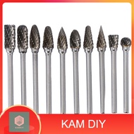 10pcs 6x3mm Rotary Porting Tool Mata Porting Mata Korek Tungsten Carbide Burr