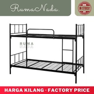 Simple Double Decker Bed Frame / Double Decker Frame Metal / Katil Double Decker / Katil 2 tingkat/ 
