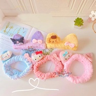 [H-071] Kitty Melody Purin Kuromi Cartoon Facial Face Headband Hairband