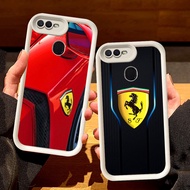 White Casing for OPPO F5 A12 A5 A3S A1K A12s F9 A7 F7 A5S A11K A12E Pro S43 Ferrari