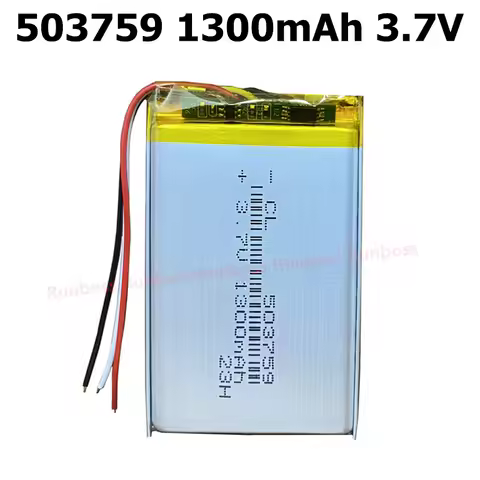 3.7V 1300mAh AEC503759 503759 504060 Battery For SteelSeries Arctis 1 3 7 Pro 7X Wireless Gaming Hea