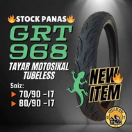 2025 GRT 968 GECKO GRIP BUNGA CICAK 70/90-17 80/90-17 TAYAR TUBELESS