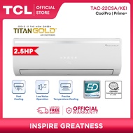TCL 2.5HP Inverter Aircon Split-type Air Conditioner TAC-22CSA/KEI (White)