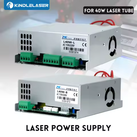 Kindlelaser 40W CO2 Laser Power Supply MYJG-40NG/W AC110/220V for CO2 Laser Engraving Cutting Machin