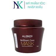 KEM HẤP ALONZO BRILLIANT CHĂM SÓC TÓC NHUỘM 500ML