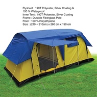 Khemah Bazoongi Wira 8 person tent