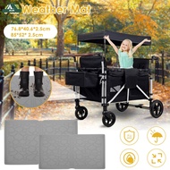 All Weather Mat for Wonderfold Wagon W4/ W2 Models 33.5 × 20.5 × 0.9 Inch Stroller Wagon Mat Waterproof Silicone Stroller Wagon Floor Mat Protects Wagon from Direct SHOPSKC3760