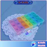 😍E-Talk😍 Pill Medicine Container Pill Storage medicine Pill Box organizer Holder Case kotak bekas ub