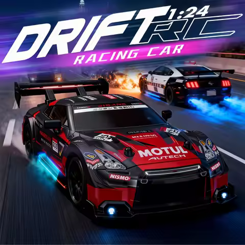 2.4G remote control drift car, 1:24 high-speed drift car, RC enthusiast, precise control, powerful e