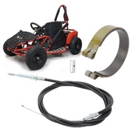 Sinhopsa Go Kart Brake Kit  Rear Band Pins with Accessories PVC Metal for Yard Cart ATV