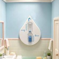 1pc 9.9cm 5-Minute Bath , Fresh Minimalist Plastic Water Drop Design With Strong Suction Cup, Wall-M