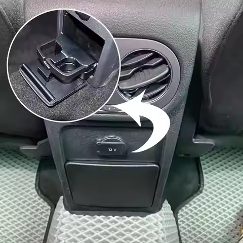 Car For VW TIGUAN 2008 2009 2010 2011 2012 2013 2014-2016 Central Console Rear Armrest Cup Drink Hol