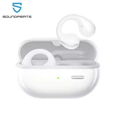 SoundPEATS PearlClip Pro Open Ear Earbuds Wireless Headphones Bluetooth 5.4 Earphones Ultra-Comfort 