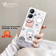 Soft Case Vivo Y17s Case ProCamera - Casing Vivo Y17s - Fashion Case CARTON - Casing &amp; Skin Handpone - Silicon - kesing
