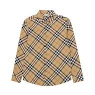 Burberry Burberry Burberry Ceiling Level BBR Burberry Full Body Large Check Printed logo Long-Sleeve