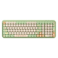 Jomaa &BOW Rechargeable USB Wireless Bluetooth Keyboard Cute Keycap Wireless Keyboard for Tablets Co