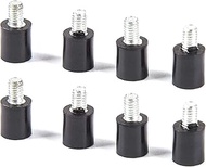 RLECS 8-Pack VD Rubber Shock Absorber with M3 Fixed Screw Spacer Standoff Damper Vibration Isolator 