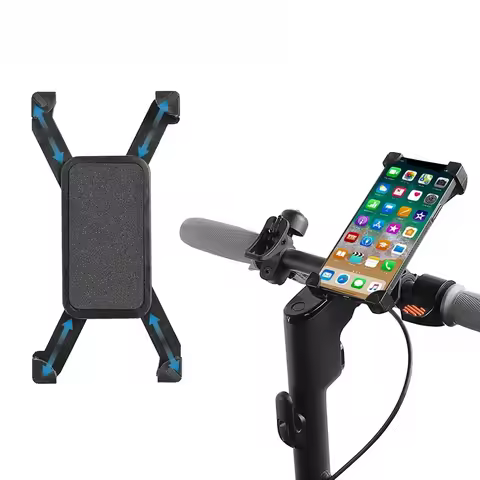Universal Bicycle Phone Holder Anti Shake Bike Mobile Cellphone Holder for Ninebot For Xiaomi M365 E