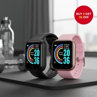 D20 Smart Watch Y68 Macaron Edition with Heart Rate